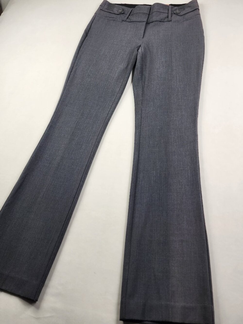 Candies Marilyn Bootcut Mid Rise Gray Dress Pants Slacks Juniors Size 3 Soft